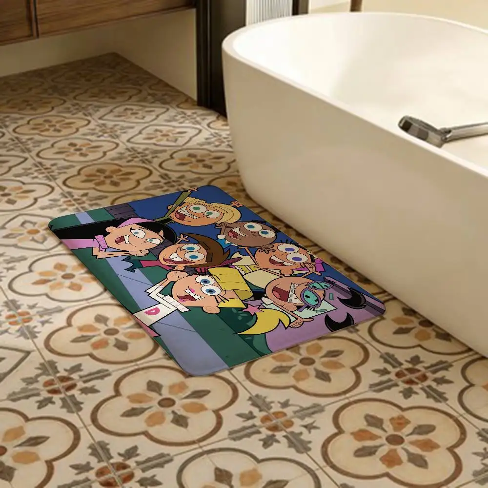 Cartoon The Fairly OddParentsS Kitchen Mat Room Bedroom Decoration Balcony Anti-Slip Doormat Living Room Alfombra