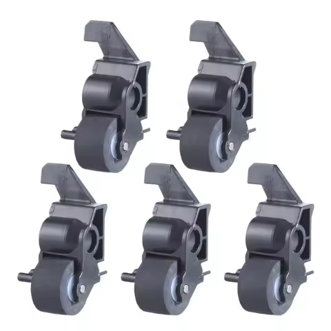Pack of 5 Pulley Bearing Wheel Video Recorder Roller Cassette Deck Wheel Belt Pulley 10mm Diameter Pinch Roller Pulley