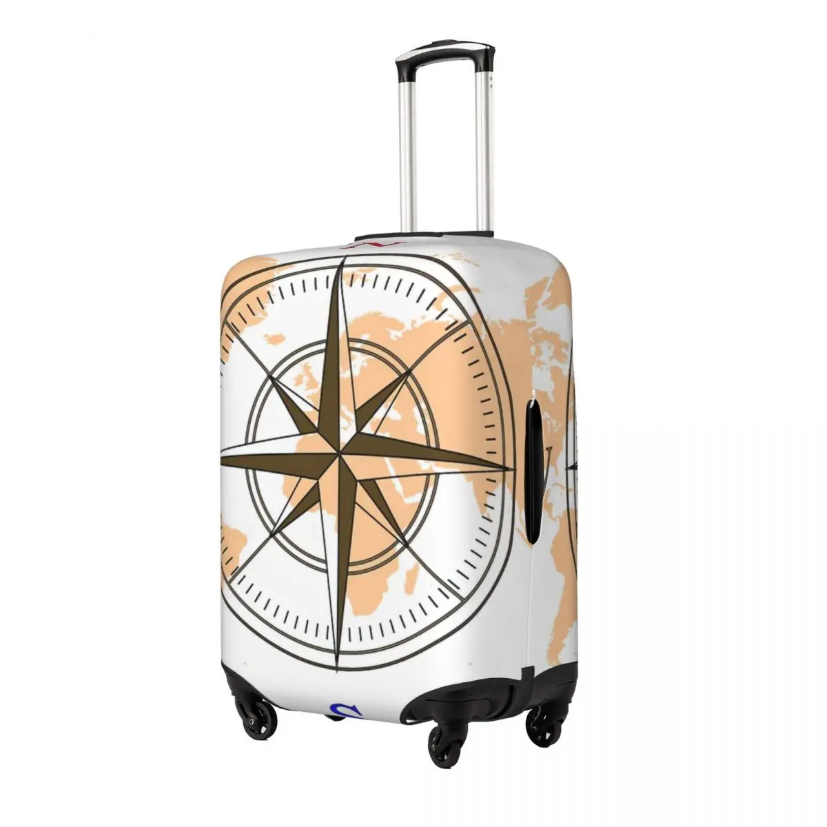 Compass Print Luggage Protective Dust Covers Elastic Waterproof 18-32inch Suitcase Cover Travel Accessories