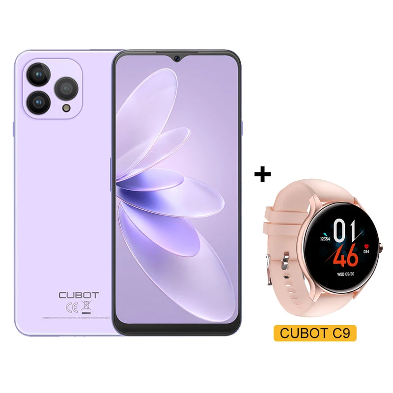 Cubot Global Version Android Smartphone P80, Android 13 Phone, 8GB