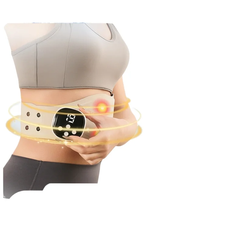 Abdominal Intelligent Massager with Heating and Hot Compress, Waist Support, Household Use, Microcurrent Abdominal Warming