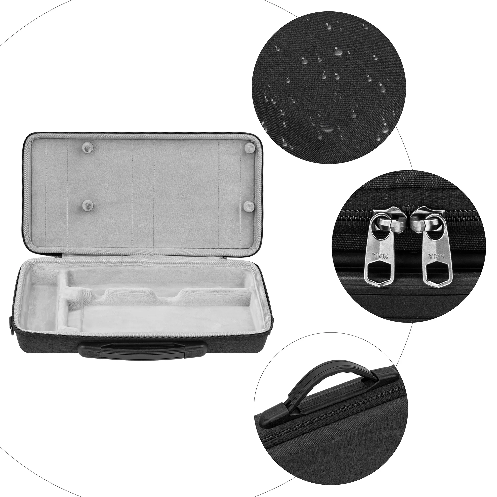 Geekria Audio Interface Carrying Case, Compatible with Osee GoStream Deck / GoStream Deck Pro / GoStream Duet