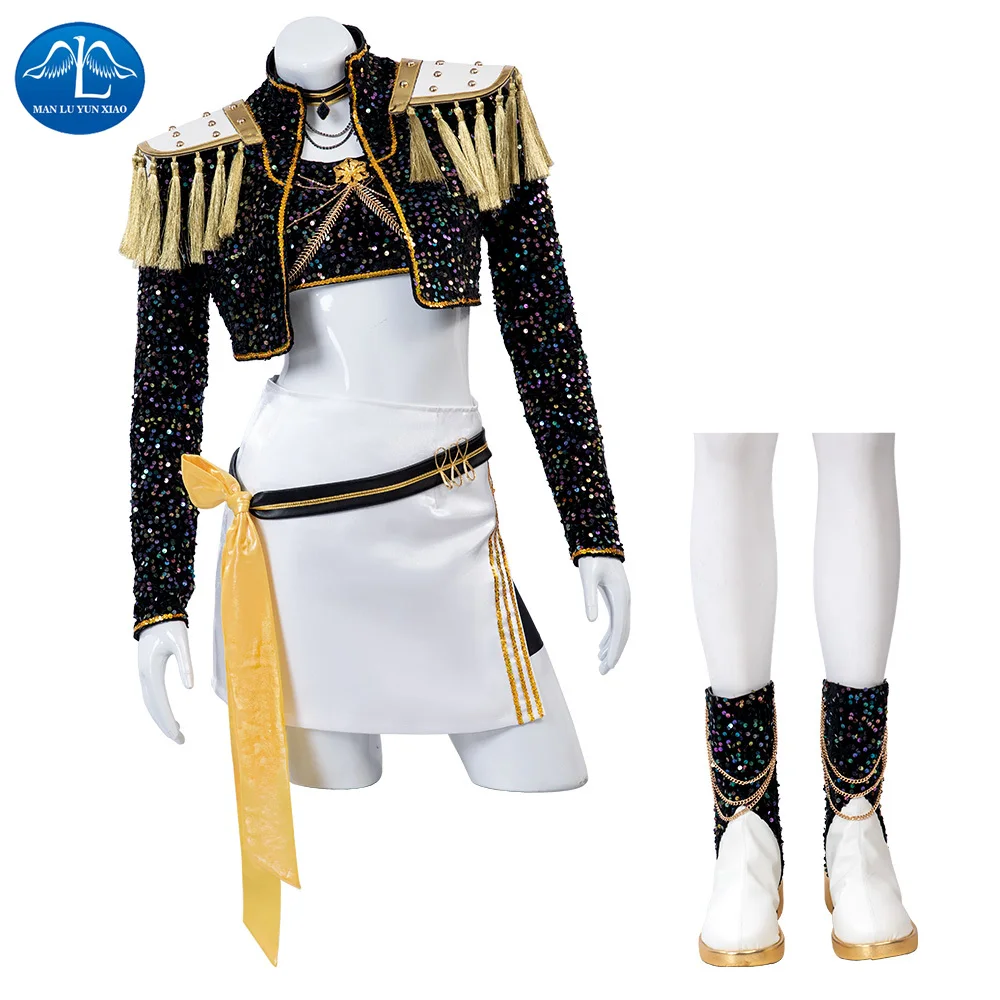 

KPOP Demon Hunters Costume Mira Cosplay Halloween Carnival Party Role Play Uniform Prop Halloween Cosplay Costumes