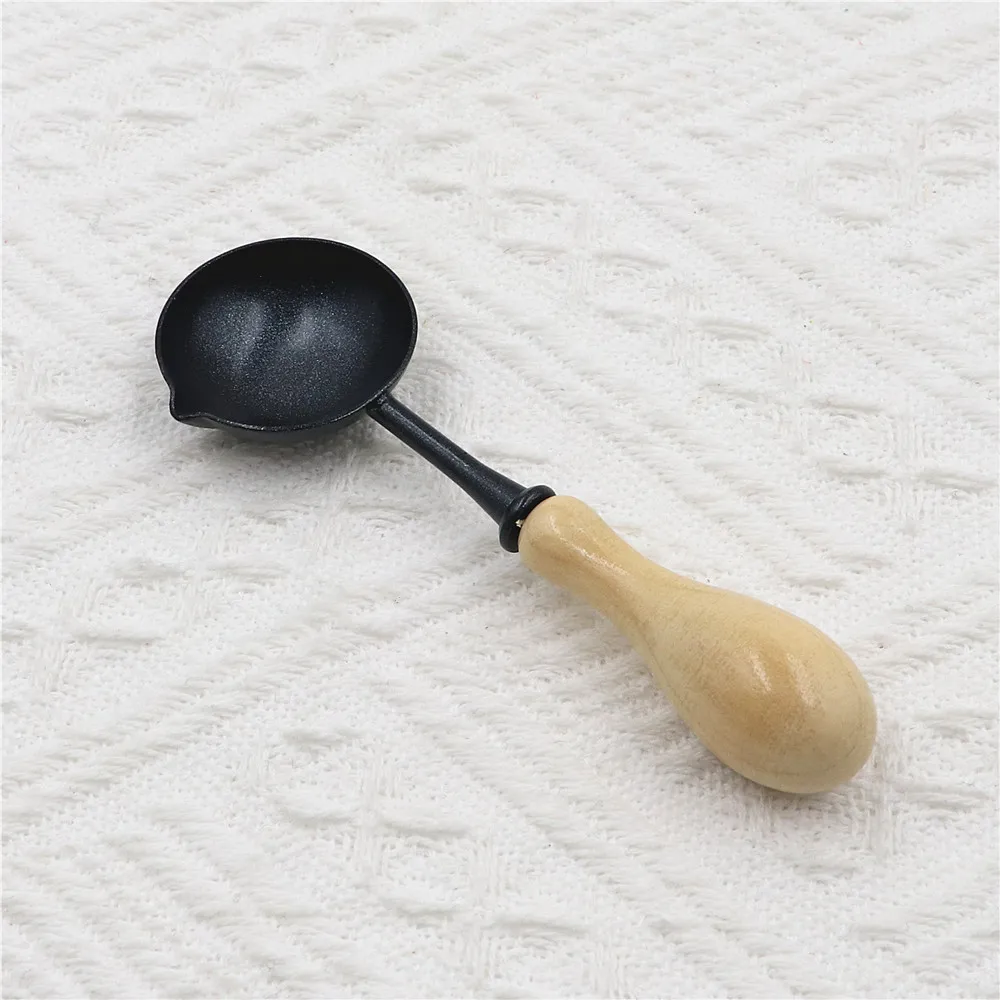 1pc non-stick lakzegellepel, smeltlepel voor lakzegeling, herbruikbaar lakzegelgereedschap voor cadeauverpakking, enveloppen, uitnodigingen
