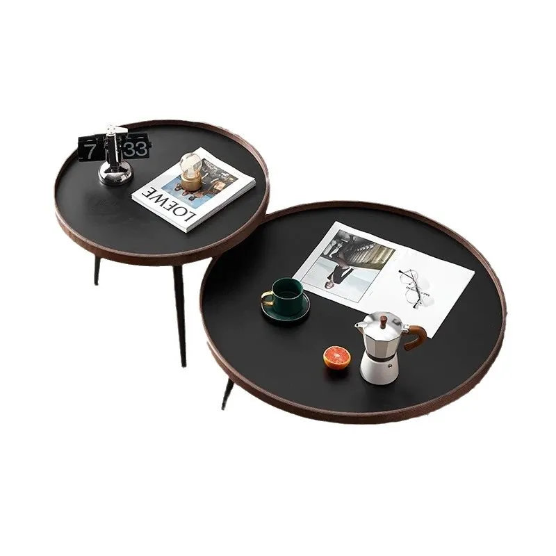 

Coffee table living room advanced sense small apartment light luxury simple modern combination small coffee table living room