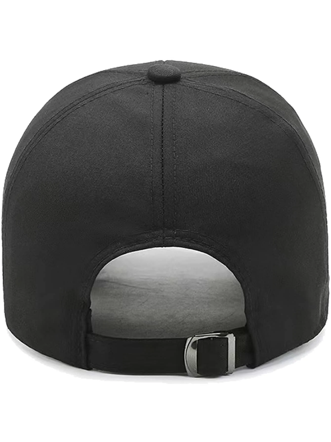 Einfarbige Baseballkappe, Unisex, genähtes Design, Trucker-Mütze, modischer, lässiger, einfacher Sonnenhut, geeignet als Geschenk für Papa/Mama – Detail 8