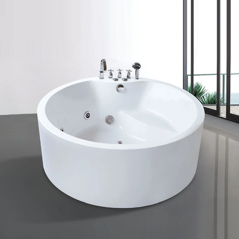 

Luxurious Round Acrylic Massage Bathtub & Whirlpool
