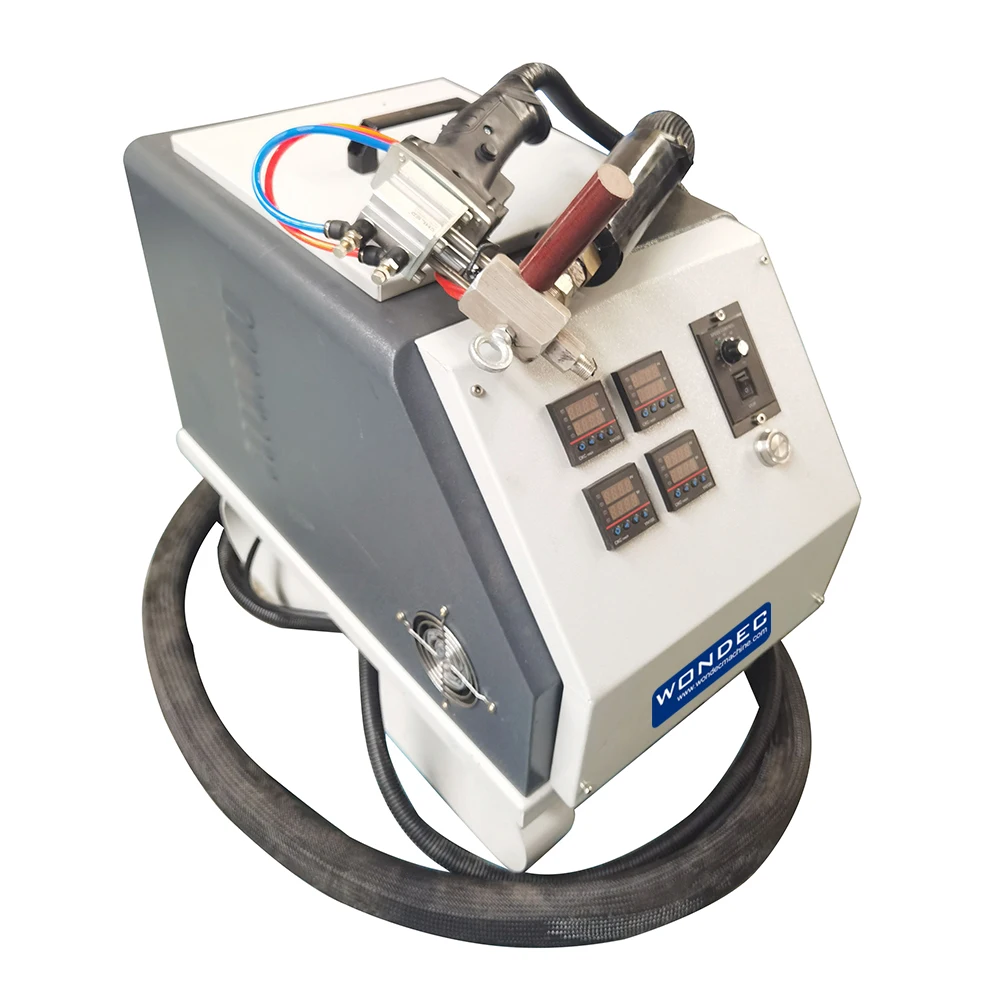 Geïsoleerde glazen hotmelt extruderen machine