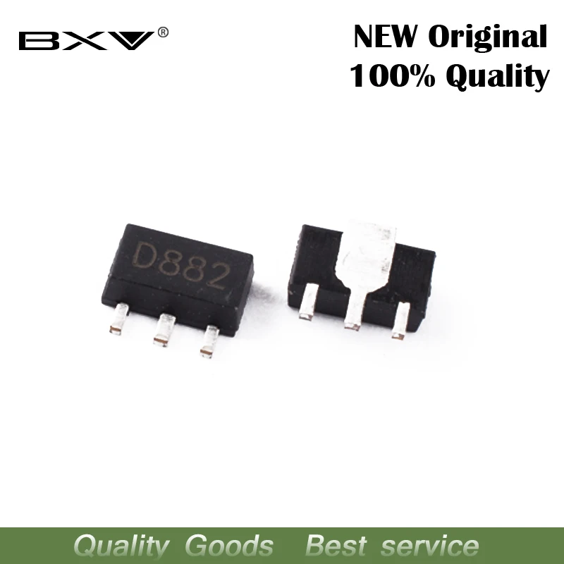 20PCS D882 SOT89 2S… - image