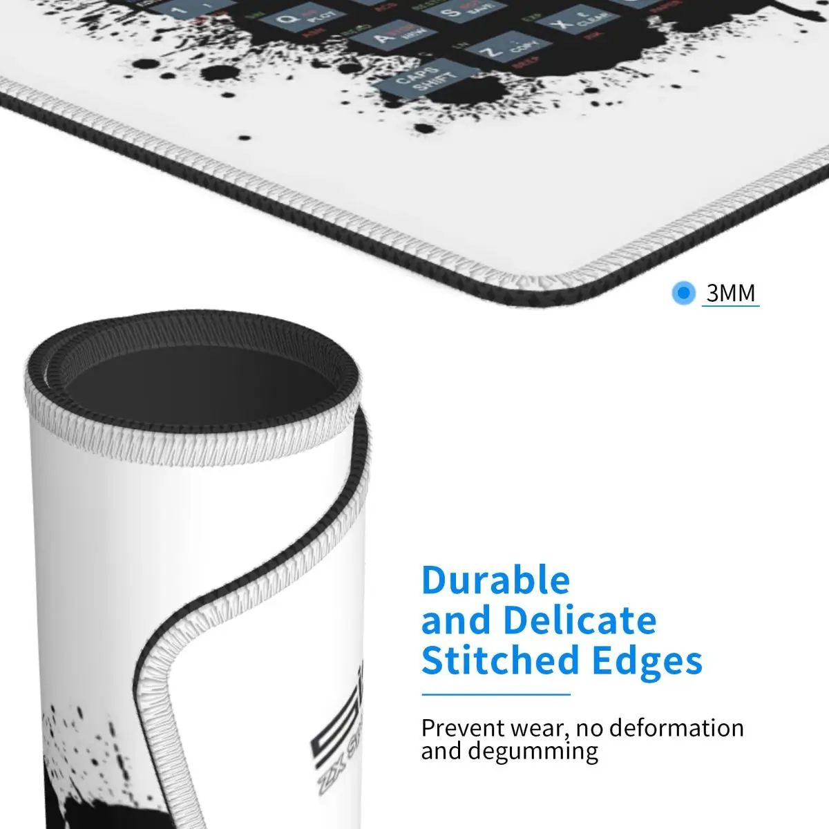 Ретро игровой арт-ZX Spectrum коврик для мыши компьютерная клавиатура коврик для мыши игровой коврик для ноутбука коврик для офисного стола коврики