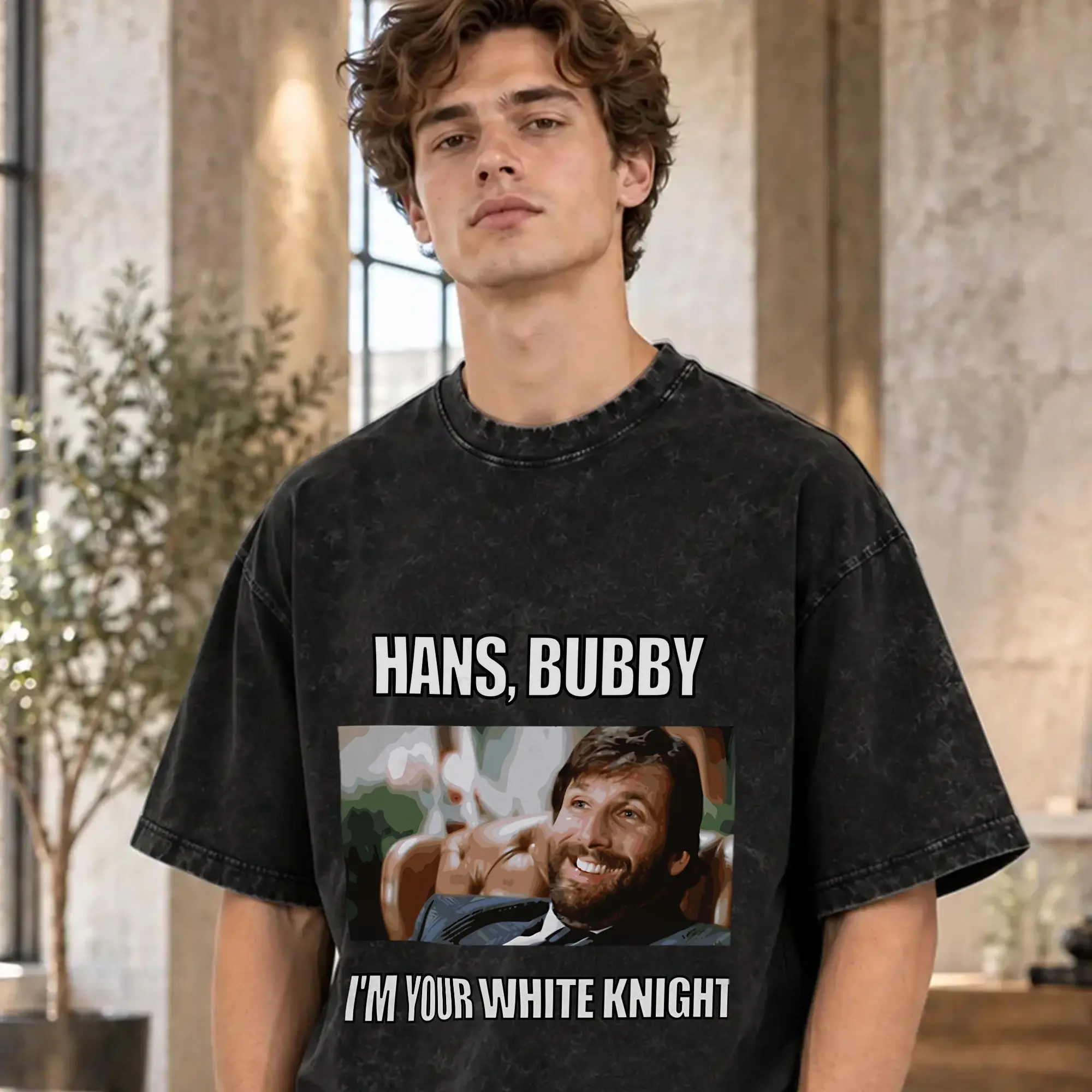 Oversized Washed T-Shirt Die Hards   Cotton T-Shirts  Hip Hop Tee Shirt for Mens Beach Y2K Classic Printed Tops