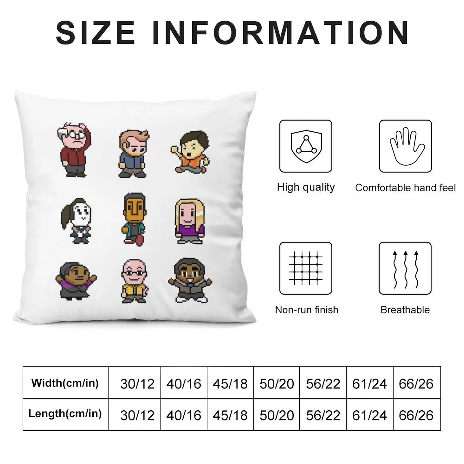 community bit character Throw Pillow Pillowcases Bed Cushions Sofa Cushions Covers Luxury Cushion Cover Custom Cushion pillow