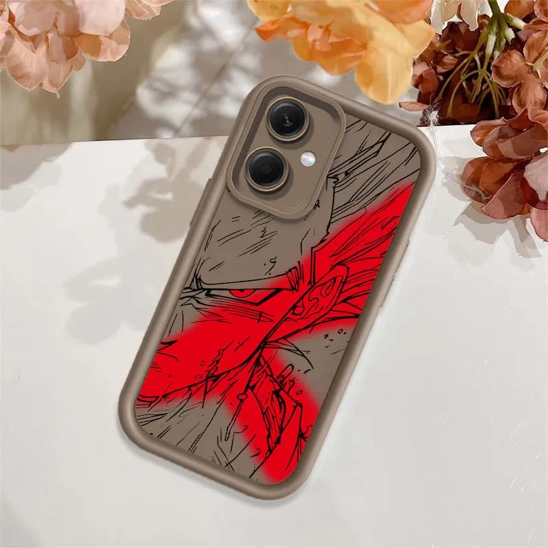 D-Dragon Ball Goku كول أنيمي ل Redmi نوت 14 13 12 11 13R 12R 12T 11T Pro Plus العين سلم جراب هاتف #6