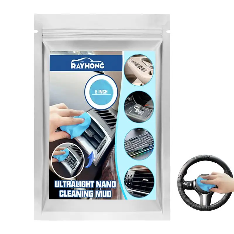 

20g Car Cleaning Gel Automotive Air Outlet Dust Soft Mud Universal Gel Dust Slime Cleaner For Cars Dashboard Auto Keyboard