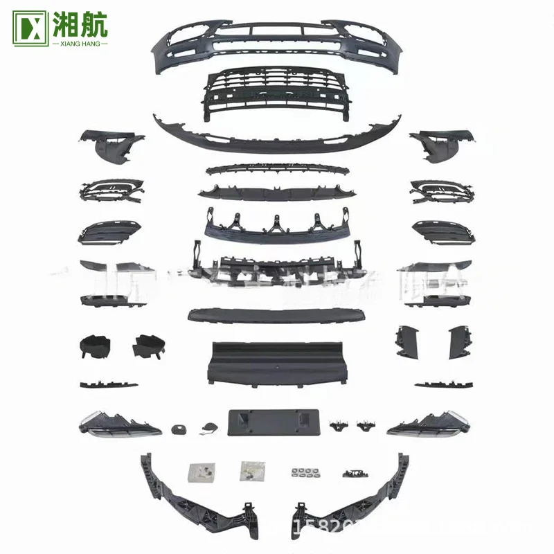 

Подходит для модификации Porsche Macan 14-21, обновление 95B.2 OE, передний бампер в сборе, включая дневные ходовые огни