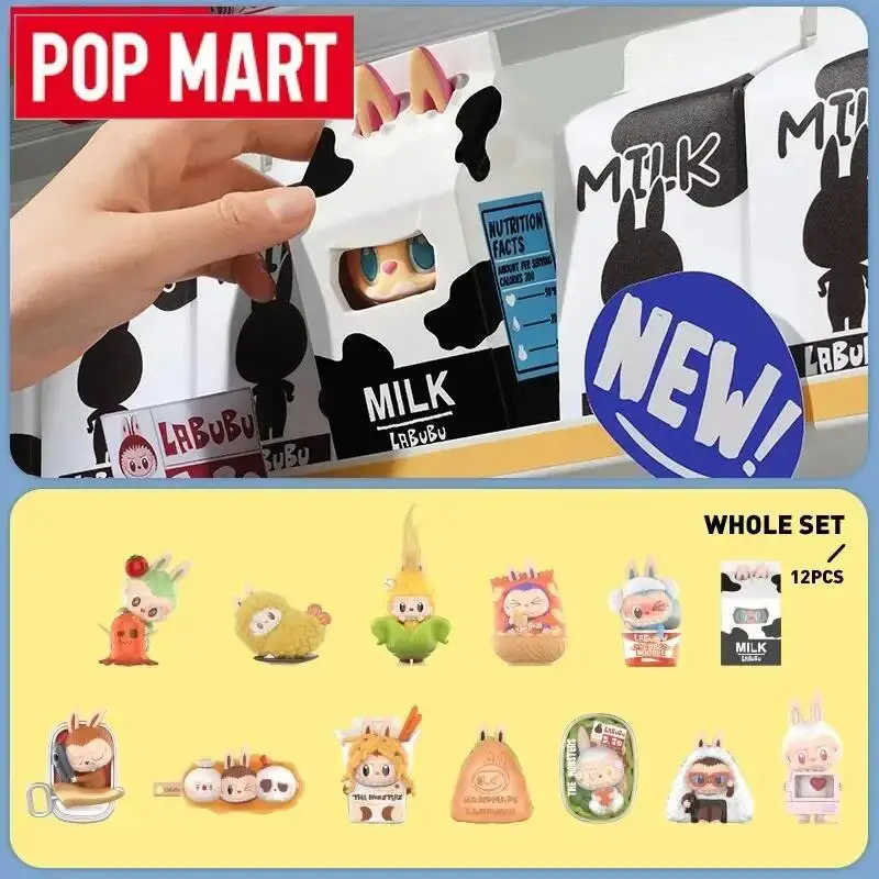 POP MART De Monsters Wacky Mart Serie Blind Box Mystery Box Guess Bag Speelgoed Pop Leuke Anime Figuur Desktop Ornamenten Collectie