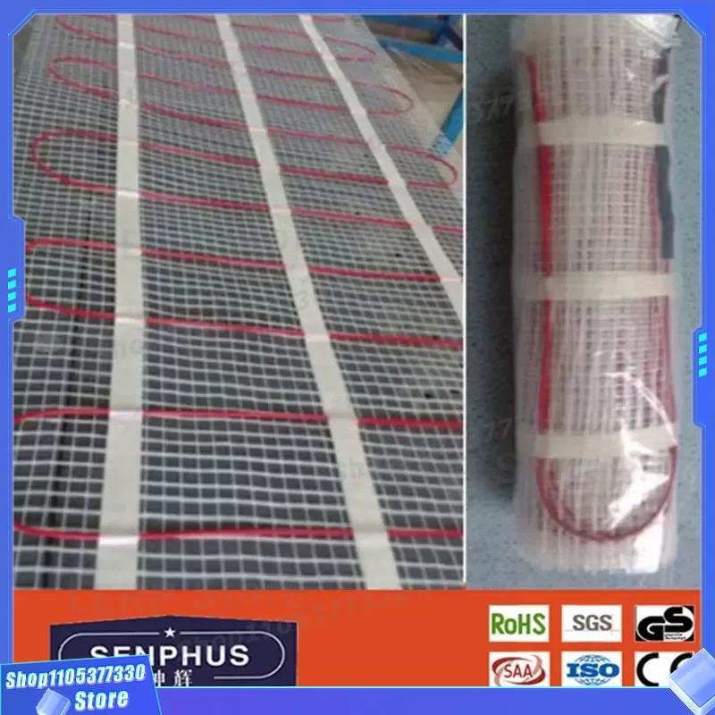 CE Certified Electric Floor Heating System Underfloor Warmth Mat Kit for Home Bathroom Kitchen Efficient Thermal Comfort