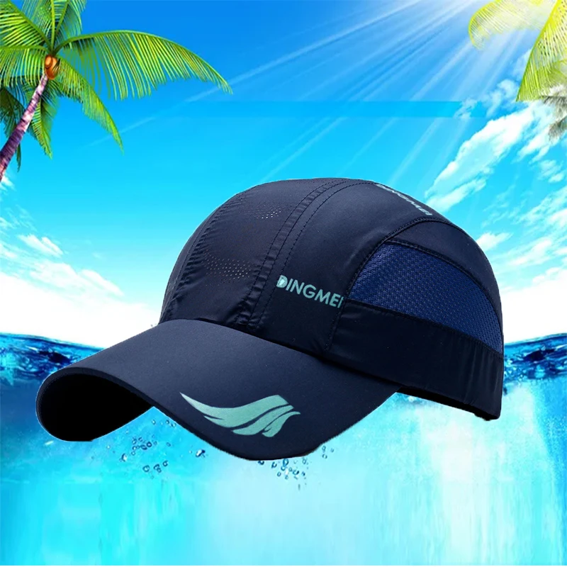 NIXHIT New Summer Quick Dry Breathable Thin Women Men's Baseball Cap Outdoor Sports Fishing Travel Hiking Climbing Sun Hat A298