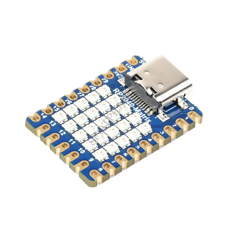 Raspberry Pi RP2040 RP2350 Matrix Dev Board 5x5 On board RGB LED Matrix 2pcs MOQ