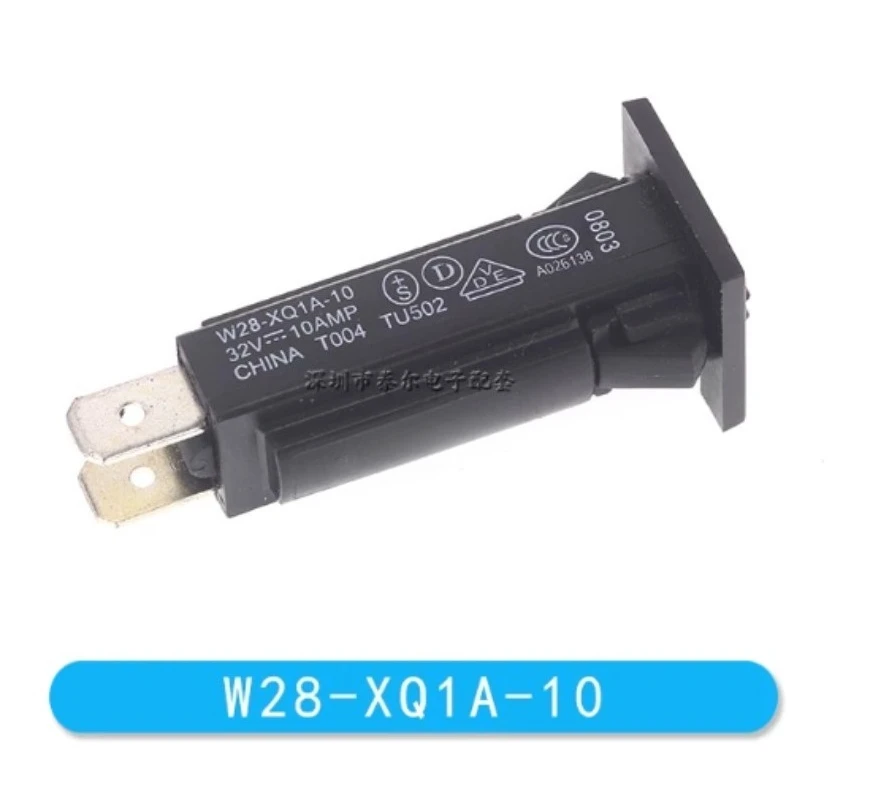 5 PCS Original Circuit Breaker Thermal W28-XQ1A-2/3/4/5/6/7/8 W28-XQ1A  1Pole 3A/4A/5A/6A/7A/8A  250VAC/32VDC New and Original