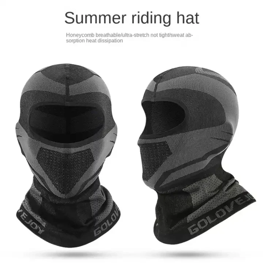 

Summer Breathable Balaclava Motorcycle Full Mask Motorbike Cycling Bike Mask Helmet Hood Moto Riding Neck Face Mask