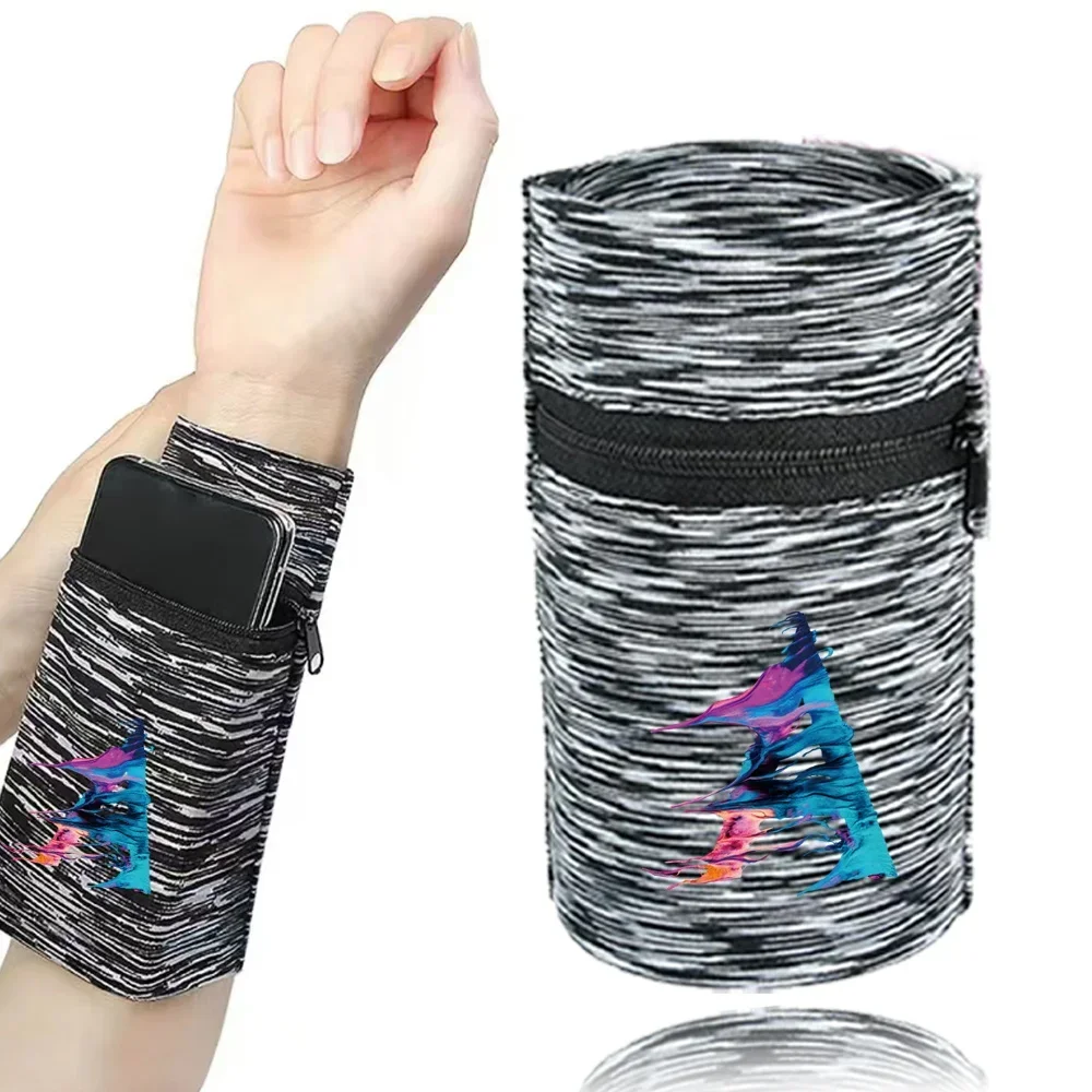 Sports Wristband Bags Wrist Protector Running Sport Safety Grey Series Support Brace Wrap Wristband Paint Style Wrist Brace Bag