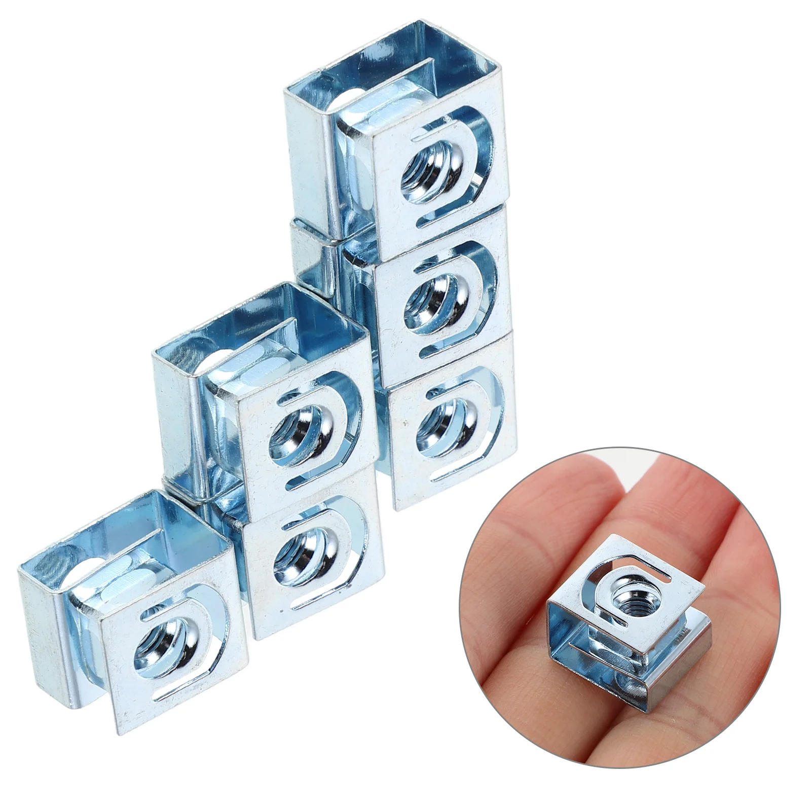 

25Pcs High Strength Carbon Steel U-Type Nuts M5x08 for Automotive Industrial Use Design Easy Install Weld Nuts