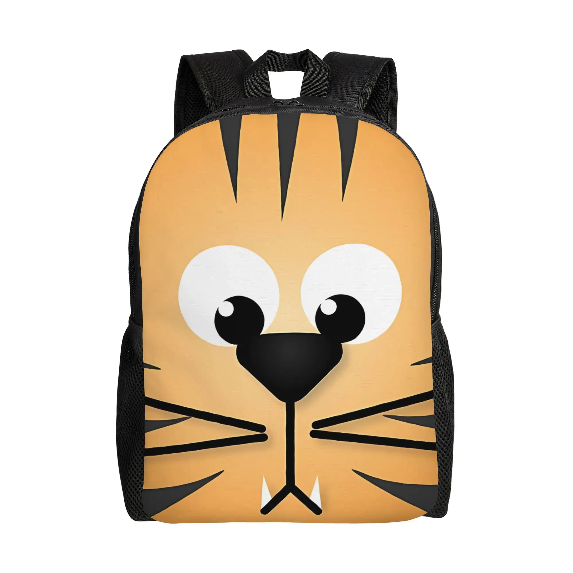 Tiger Chinese Zodiac Lunar Year Animal Face Backpack Students Daily cute mochila Large Capacity Schoolbag Back To School Season
