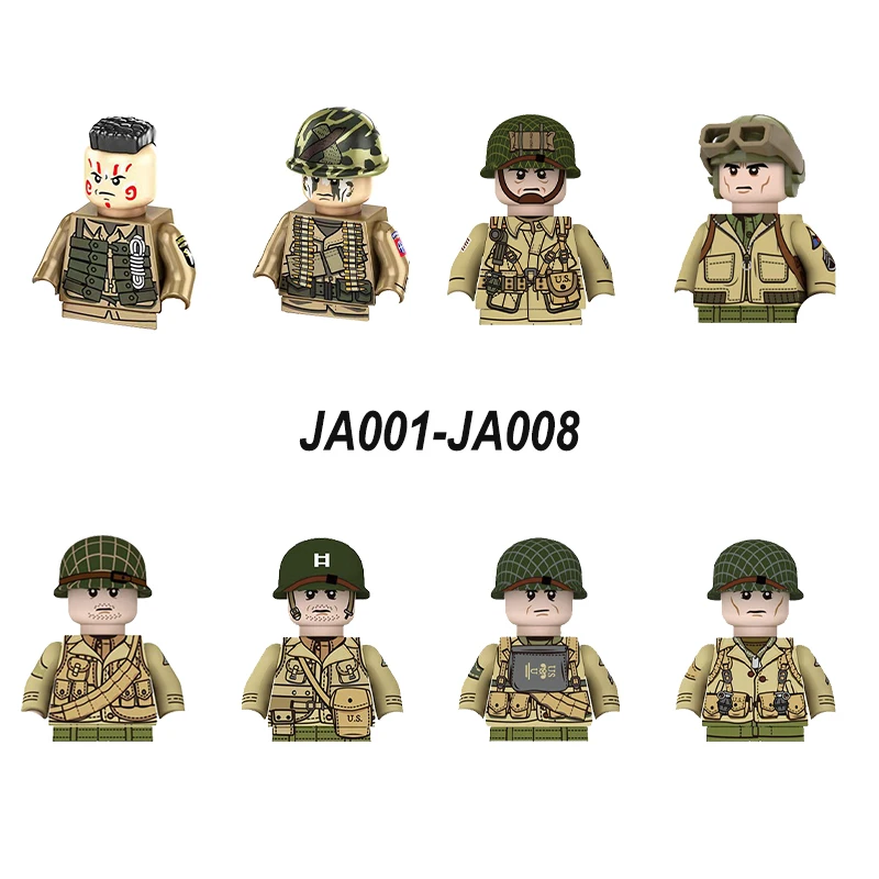 Moc Ww2-Mini figurine de l'armée militaire pour enfants, bl84de la force médicale allemande, mitrailleuses précieuses, blocs de jouets, cadeau pour garçons et filles, nouveau