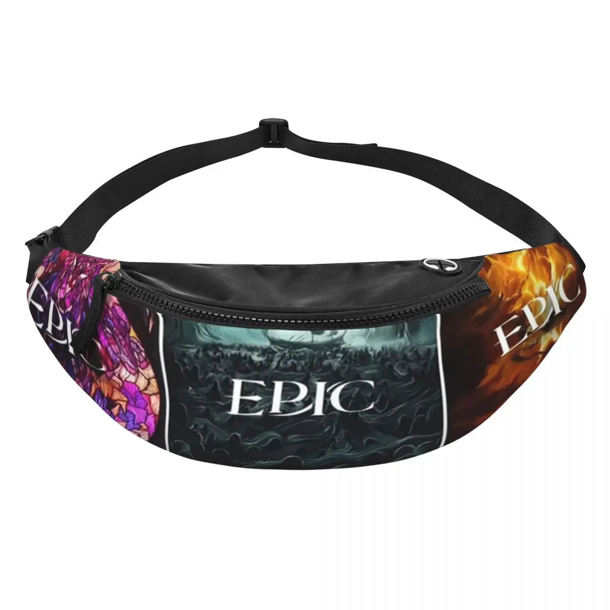 

Epic The Musical Saga Covers Fanny Pack Men Women Crossbody Adjustable Waist Bag Travel Running Phone Pouch