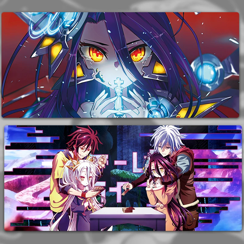 

XXL Large Mousepad Keyboard Pad No Game No Life Zero Sora Shiro Schwi Riku Shuvi Doura Mouse Pad