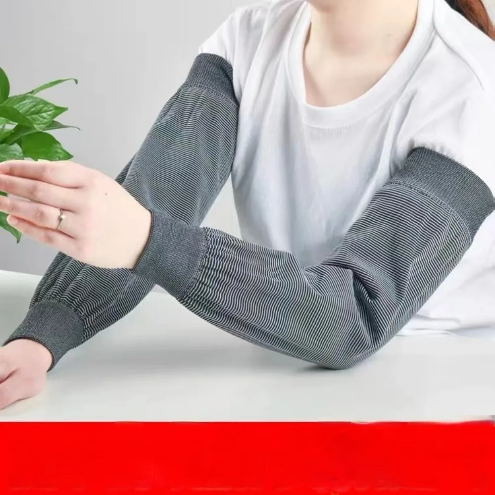 Guanti lunghi Manicotti Protezione UV Raffreddamento estivo Manicotti di protezione solare Accessori da cucina Copri braccio da cucina Uomo Donna