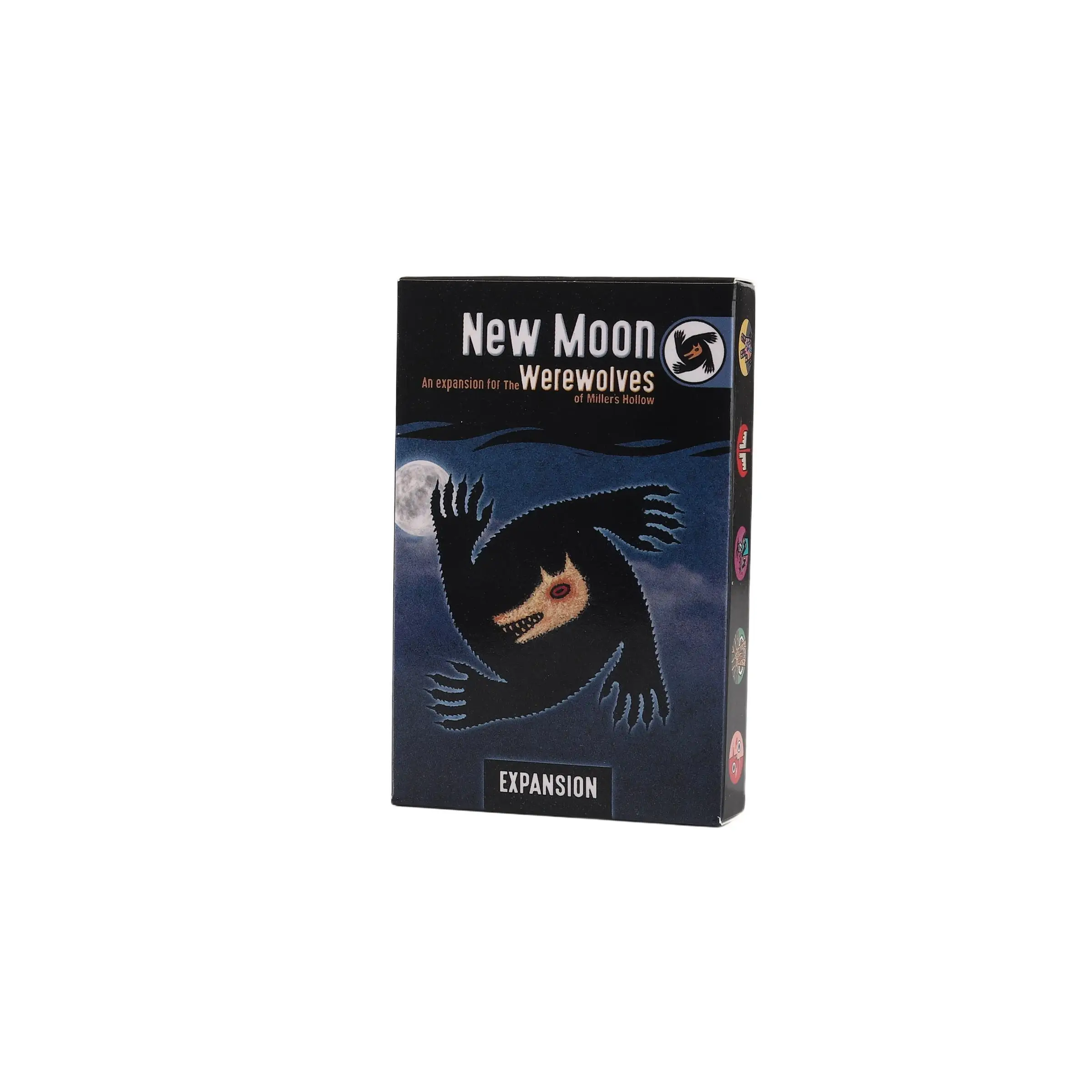 

Расширение New Moon Wolf — 5 новых персонажей, 36 веселых карточек для настольных игр, развлекательных карточек для семейного отдыха и отдыха
