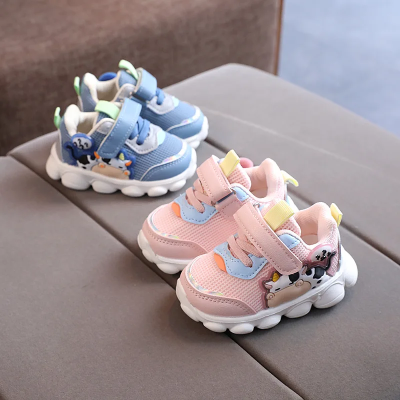 Zapatillas Child Casual Shoe for Baby Boy Girl Sneakers Spring Cartoon Soft Sole Kid Shoe Breathable Toddler Walking Shoes Tenis