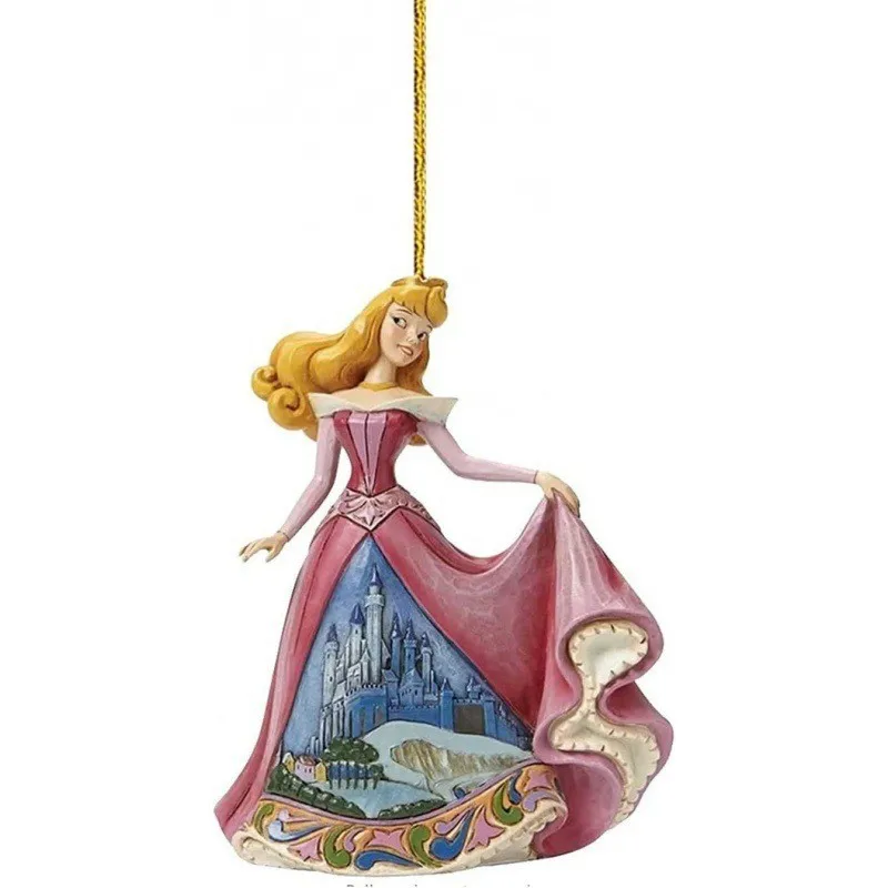 Groothandel 12 stks/set Disney Cartoon Sneeuwwitje Figuur Kerstboom Decor Verjaardagsfeestje Levert Platte Hanger Accessoires Cadeau