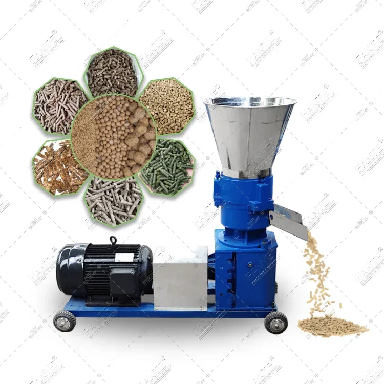 Fante Factory Wholesale Peletizadoras animal Pig/Chicken/goat Pelletizing poultry flat die making Pelletizer Feed Pellet Machine