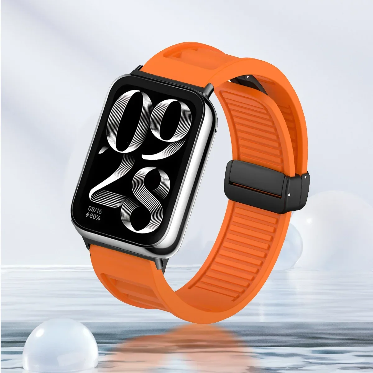 Silicone Wristband for Xiaomi Redmi Watch 4 Smart Strap Replacement Corre Magnetic Bracelet Mi Watch 8Pro 8 Pro SmartWatch Band