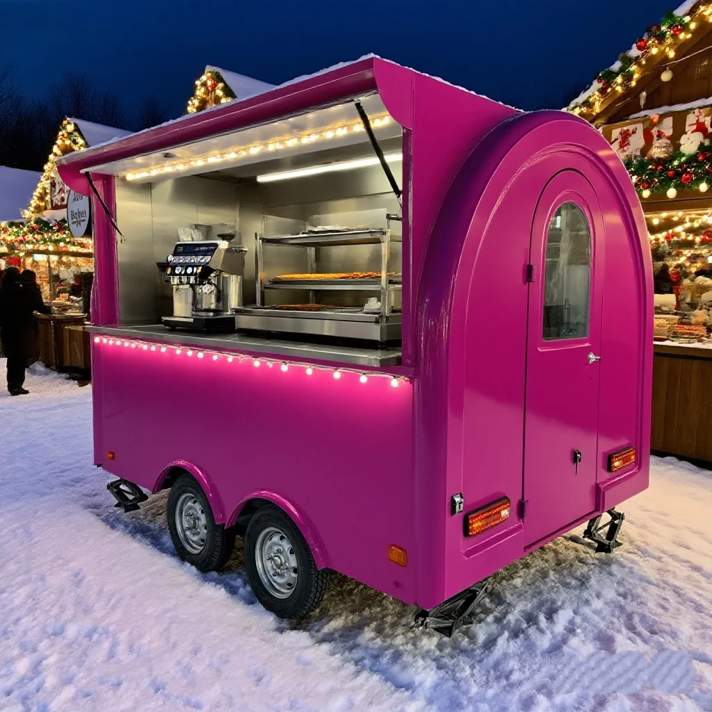 

Уличный прицеп для еды, мобильная кухонная тележка для хот-догов, фургон для еды, грузовик для мороженого, грузовик для парка, кофейни, запуска