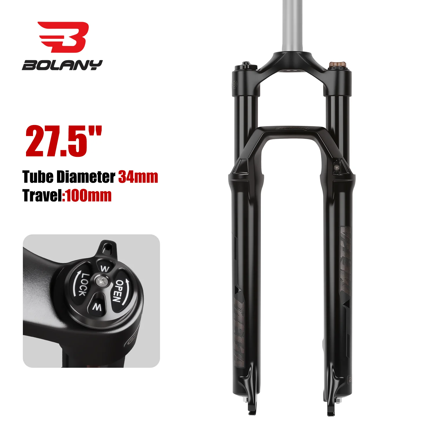 BOLANY サスペンションフォーク 29インチ BOLANY 29インチ マウンテンバイク サスペンションフォーク