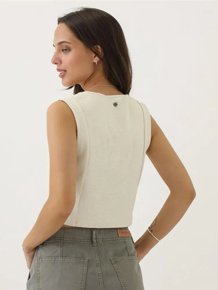 Cseta sin Mangas de Aodón ueso para Mujer, Estilo Simple, Cseta Interior, Tirantes, Moda de Verano, Informal, Corta...