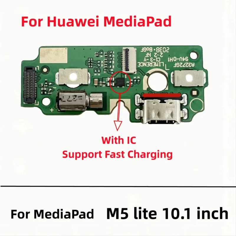 

USB Charger Dock Board Charging Port Flex Cable For Huawei MediaPad M5 Lite 10.8 SHT-AL09 SHT-W09 10 CMR-AL09 W09