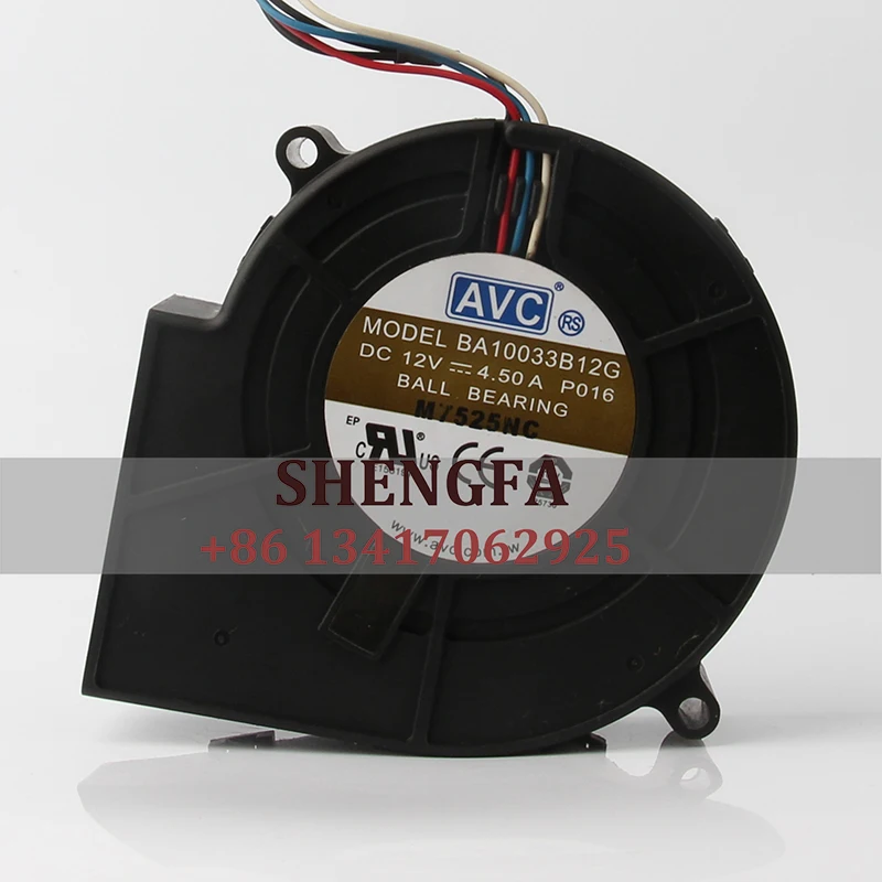 BA10033B12G Case Cooling Fan Turbo Drum Machine Air Purifier Axial Flow Centrifugal for AVC DC12V 4.5A 97x94x33mm 9CM 9733