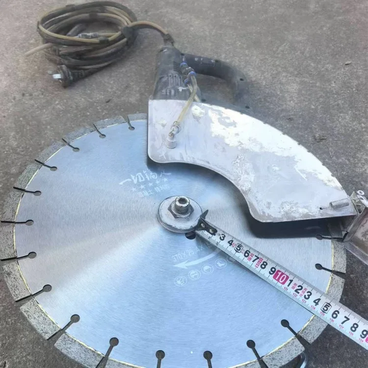 Brushless 6000W 16cm Depth Industrial Grade Concrete Wall Cut Slotting Machine