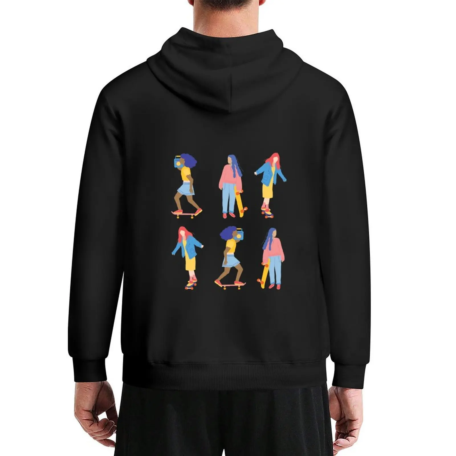 

Women Skate Boarders Hoodie mens designer clothes clothes for men japanese style winter clothes men's hoodies