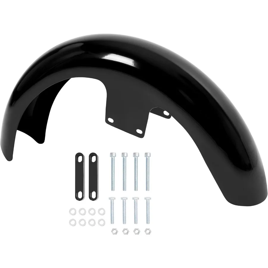 21 حاجز أمامي ملفوف للدراجات النارية متوافق مع 19942013 Harley Bagger Touring Road King Electra Street Road Glide يناسب #2