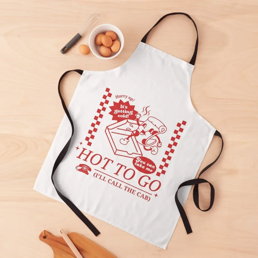 

Hot To Go! Pizza Design Apron Chef Uniform Woman household woman Things For Home And Kitchen Nursing Apron