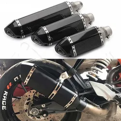 51mm Motorcycle Exhaust Pipe Modified Muffler Pipe Echappement Moto Db Killer for Akrapovic XJ6 MT07 09 03 Universal Accessories