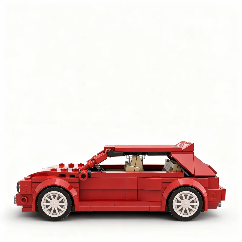 379pcs MOC City Champions Lancia Delta Integrale Evoluzione II Model Building Blocks Architecture Christmas Gift Toy Art 3D Idea