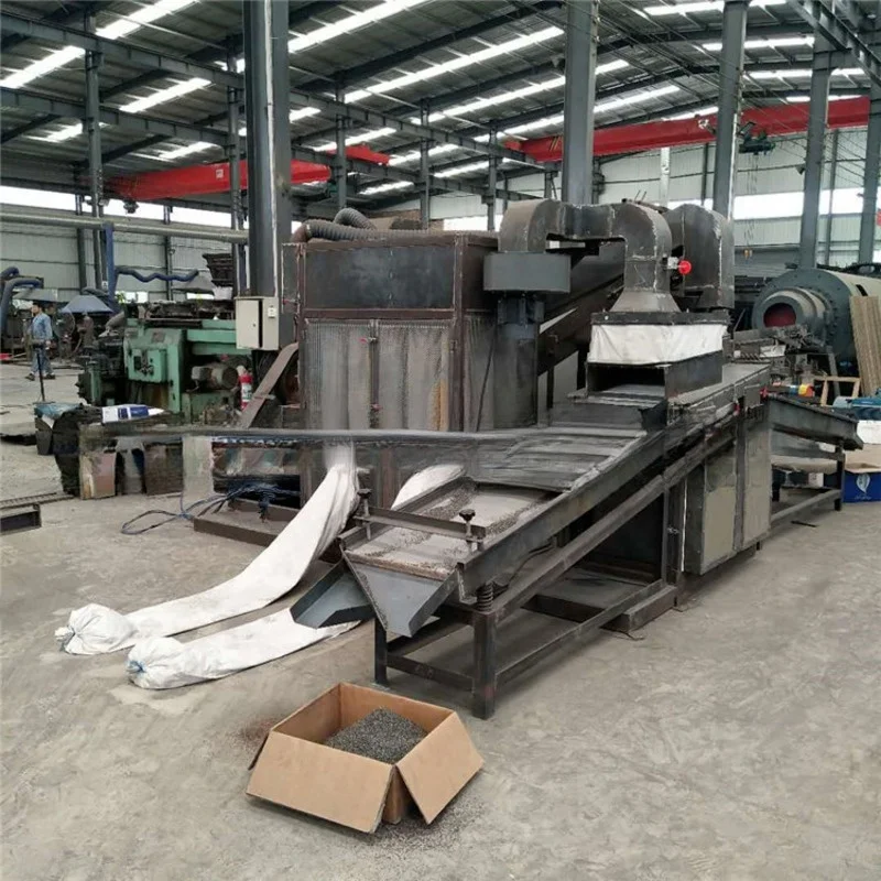 Linea di smontaggio della macchina a secco per cavi completamente automatica Separatore in alluminio-plastica Filo vari Rame Riso elettrostatico