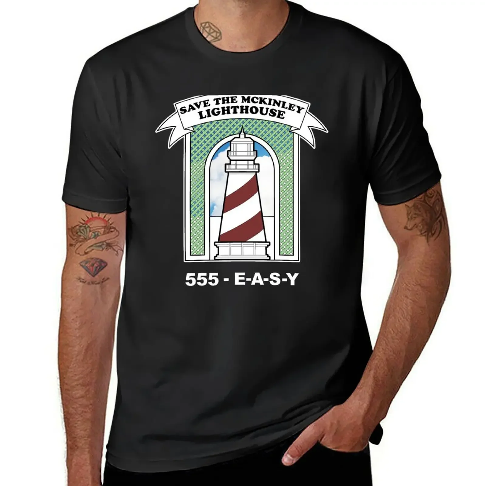 Save the McKinley Lighthouse T-Shirt cute clothes boys whites cute tops clothing for men